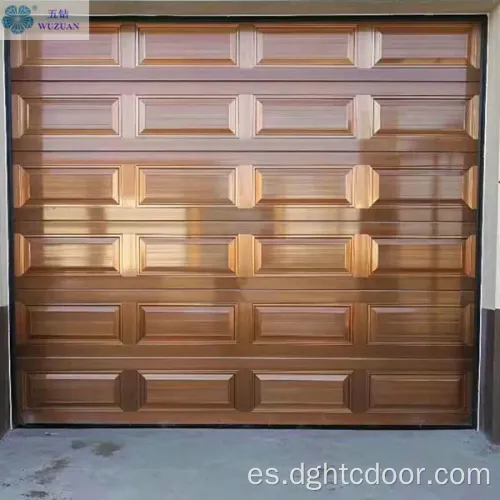 Puerta de garaje seccional motorizada automática